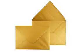 Briefumschläge creativ nutzen / das geht fix no 60 briefumschlage gestalten schreib mal wieder tischlein deck dich briefumschlag basteln briefumschlag tischkarten basteln. Briefumschlag Gold Fur Ihre Einladungskarten