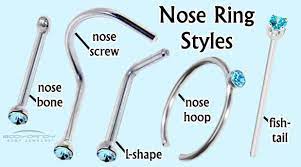 The Basic Nose Ring Types Body Jewelry Nose Jewelry Nose Piercing