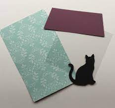 How to make a pop up card diy step by step (written instructions). Slider Cat Card With The Cat Punch Karentitus Com