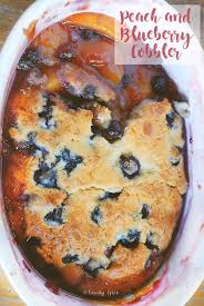 Bisquick Blueberry Cobbler Recipe This Peach And Blueberry Cobbler Pairs Sweet Summer Peaches And Plump Blueberries With A Ligh Peach Blueberry Cobbler Blueberry Cobbler Recipes Peach Blueberry