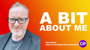 Ben Eason. A bit about me.