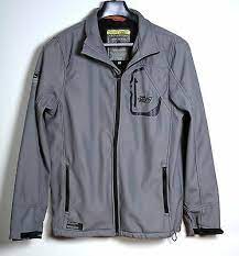 Point Zero Bonded Weatherproof Mens Jacket Gray No Hood Large Mens Jackets Gray Jacket Men S Coats And Jackets