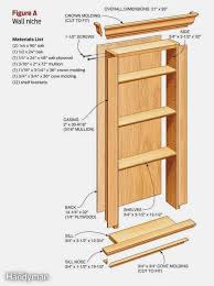 In Wall Cabinet Wall Niche Save Space By Mounting A Simple Cabinet Inside A Wall Between Wall Studs You Can Build Wall Niche Wall Storage Build A Wall