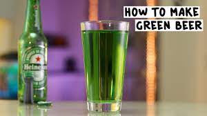 How do you make beer with food coloring? How To Make Green Beer Tipsy Bartender