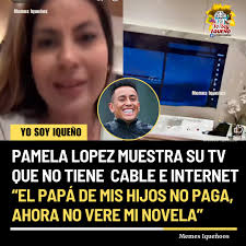 Pamela López se queja: “El papá de mis hijos no paga, ahora no veré mi  novela” La polémica en torno a Pamela López y Christian Cueva sigue dando  de qué hablar. Esta
