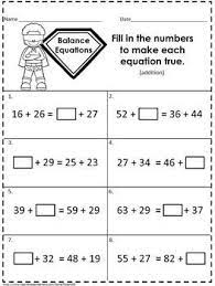 Balancing Math Equations Practice Algebra Worksheets Balancing Equations Algebra Equations