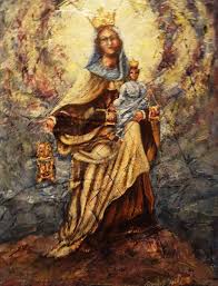 Ver más ideas sobre virgencita, imágenes religiosas, virgen maría. Virgen Del Carmen Pintura Por Damian Suarez Ioshi Artmajeur