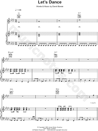Music video by david bowie performing let's dance. David Bowie Let S Dance Sheet Music In Ab Major Transposable Download Print Sku Mn0100572