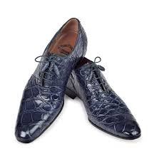 Mauri 1078 Charcoal Grey Alligator Hand Painted Dress Shoe Dress Shoes Men Dress Shoes Alligator Dress Shoes