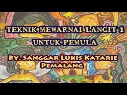 Pin Di Teknik Warnai Awan Gradasi