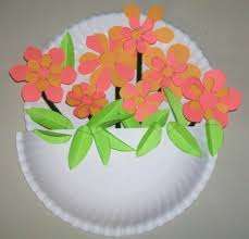 How to make paper flowers. Making Paper Plate Flower Baskets Thriftyfun
