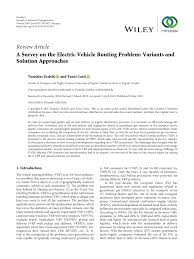 Urgences (er pour emergency room) est une série télévisée américaine créée par michael crichton et diffusée du 19 septembre 1994 au 2 avril 2009 sur le réseau nbc. Pdf A Survey On The Electric Vehicle Routing Problem Variants And Solution Approaches