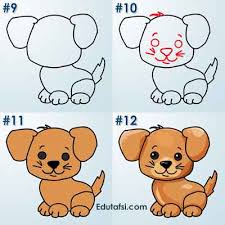 Agan/sis juga bisa melihat palette yang kami pergunakan. Cara Menggambar Kartun Anjing Lucu Step By Step