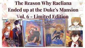 The Reason Why Raeliana Ended up at the Duke's Mansion Vol. 6 Limited  Edition | Unboxing Manhwa - YouTube