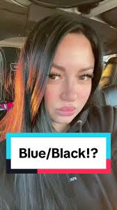 #blackboxdye #blueblackhair #naturallight