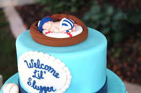 Image Result For Baby Shower Cake Little Slugger Baseball Baby Shower Theme Baseball Baby Shower Baseball Baby Shower Cake