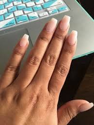 Removing acrylics forcefully also means removing some of the many layers of your natural nail plate, too, according to savannah walker, a professional nail artist at vanity projects in new york city. Nails Coffin Short Natural Colour 55 Ideas Short Nails Ballerina Nails Trendy Nails