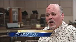 Volunteers bagging groceries to help tornado victims