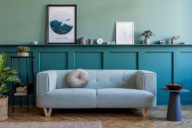 Colors used with green in this room: Five Mint Green Interior Inspirations To Freshen Up Your Home