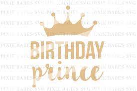Download Free Birthday Prince Svg Top Svg Free Icon Sets Download