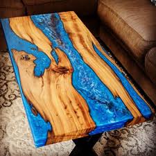 Blue River Sinker Cypress Coffee Table Etsy Wood Table Design Diy Resin Table Resin Table