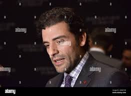 L'attore Oscar Isaac partecipa alla prima 'Operation finale' di New York al  Walter Read Theatre di New York, NY, 16 agosto 2016. (Foto di Anthony  Behar/Sipa USA Foto stock