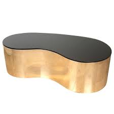 Free Form Coffee Table By Karl Springer Golden Coffee Table Contemporary Coffee Table Cool Coffee Tables