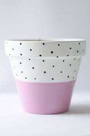 Black And White Outdoor Plant Pots Pastel Blue White And Black Dalmatian Polka Dot Plant Pot Etsy Plant Pot Diy Painted Plant Pots Painted Flower Pots