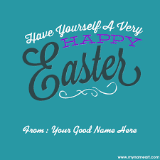 Choose from 1000s of templates from birthday cards, greeting cards & more. Print Name On Holy Week Easter Card