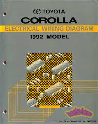 A wiring diagram is a simple visual representation of the physical connections and physical layout of an electrical system or. Shop Manual Service Repair Corolla Electrical Wiring Diagram Toyota Schematic Ebay