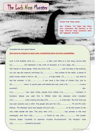 The Loch Ness Monster Worksheet Free Esl Printable Worksheets Made By Teachers Loch Ness Monster The Loch Scottish Words