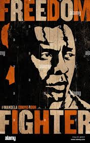 Mandela long walk to freedom poster hi-res stock photography and images