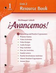We did not find results for: Iavancemos Unit Resource Book 2 Level 1 Spanish Edition Mcdougal Littel 9780618766123 Amazon Com Books