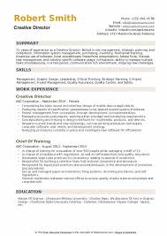 Gone are the days when a resume was only about showing your work experience. Creative Director Resume Samples Qwikresume