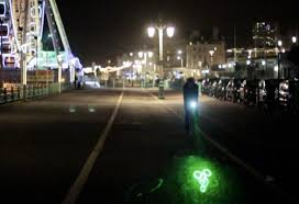 Led tail lights light flashlight bicycle warning lights laser lights cycling lights bike lights night biking bicycle lights. New Blaze Bike Light Uses Lasers To Keeps Cyclists Safe At Night