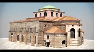 3d Model Of Hagia Sophia In Thessaloniki Erected In The 8th Century During The Iconoclastic Era Hagia Sophia Thessaloniki Eastern Roman