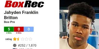 BoxRec: Jahyden Franklin Britton