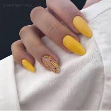 93 The Most Popular Summer Nail Colors In 2019 42 Elroystores Com Yellow Nails Simple Nails Pretty Acrylic Nails