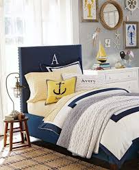 Navy Yellow White Nautical Bedroom Nautical Bedding Boy Room