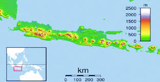 Catalog record only scale 1:1,000,000. Elevation Map Of Java Island Download Scientific Diagram