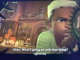 Ekko's cannon pinion connection to time manipulation