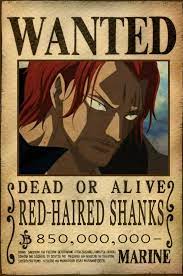 Dulu poster wanted ini biasanya digunakan untuk mencari buronan. Shanks One Piece Bounties One Piece Ace One Piece Pictures