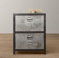 Industrial Style Bedside Table Restoration Hardware Vintage Lockers Metal Lockers Vintage Industrial Decor