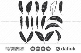 Download Feather Svg Feather Vector Bundle Feather Svg For Silhouette Studio Files For Cricut Crella