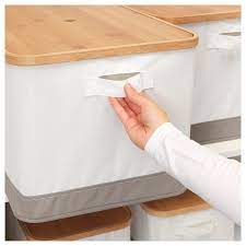 rabbla box with lid 13 x19 x11 ikea acrylic storage box decorative storage boxes bathroom containers