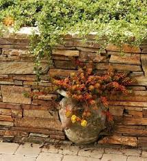 Garten Zaun Mauer Kunst Ideen Aequivalere Steinmauer Garten Garten Gartenmauern