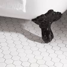 Victorian basketweave black and white porcelain mosaic tile, $70.99 for a box of 10 from overstock 2. Hexagon Mosaic Tiles Buy Online For Free Delivery On Orders Over 499