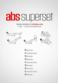 Abs Superset Abs Workout For Women Abs Workout Routines Six Pack Abs Workout