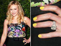 News Entertainment Music Movies Celebrity Celebrity Engagement Rings Hilary Duff Engagement Ring Celebrities