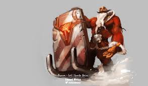 Braum - Santa Skin | Speed Painting - post - Imgur